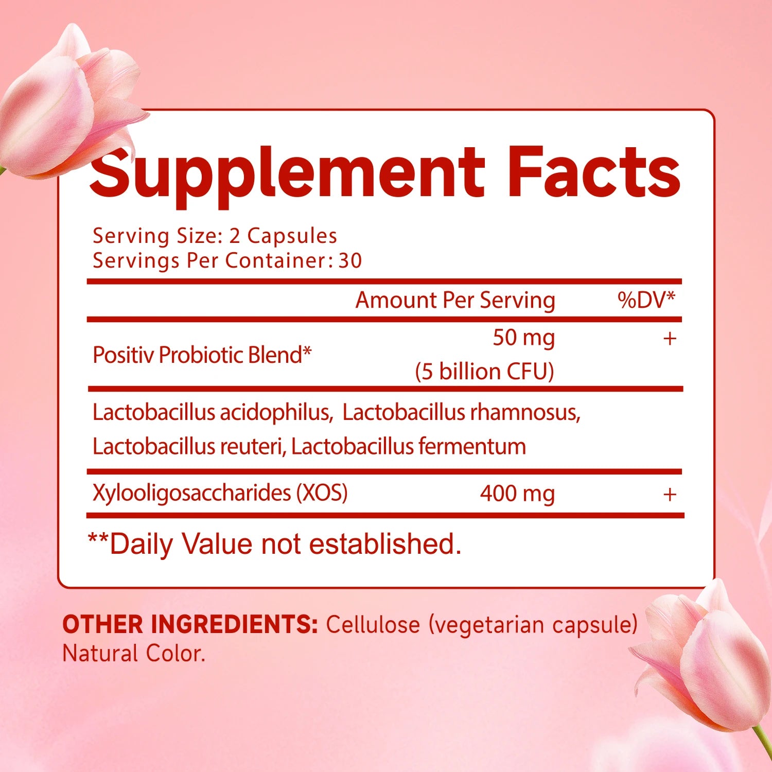 Quit Mood Women’s Probiotic – PH Balance & Lactobacillus Blend Supplement