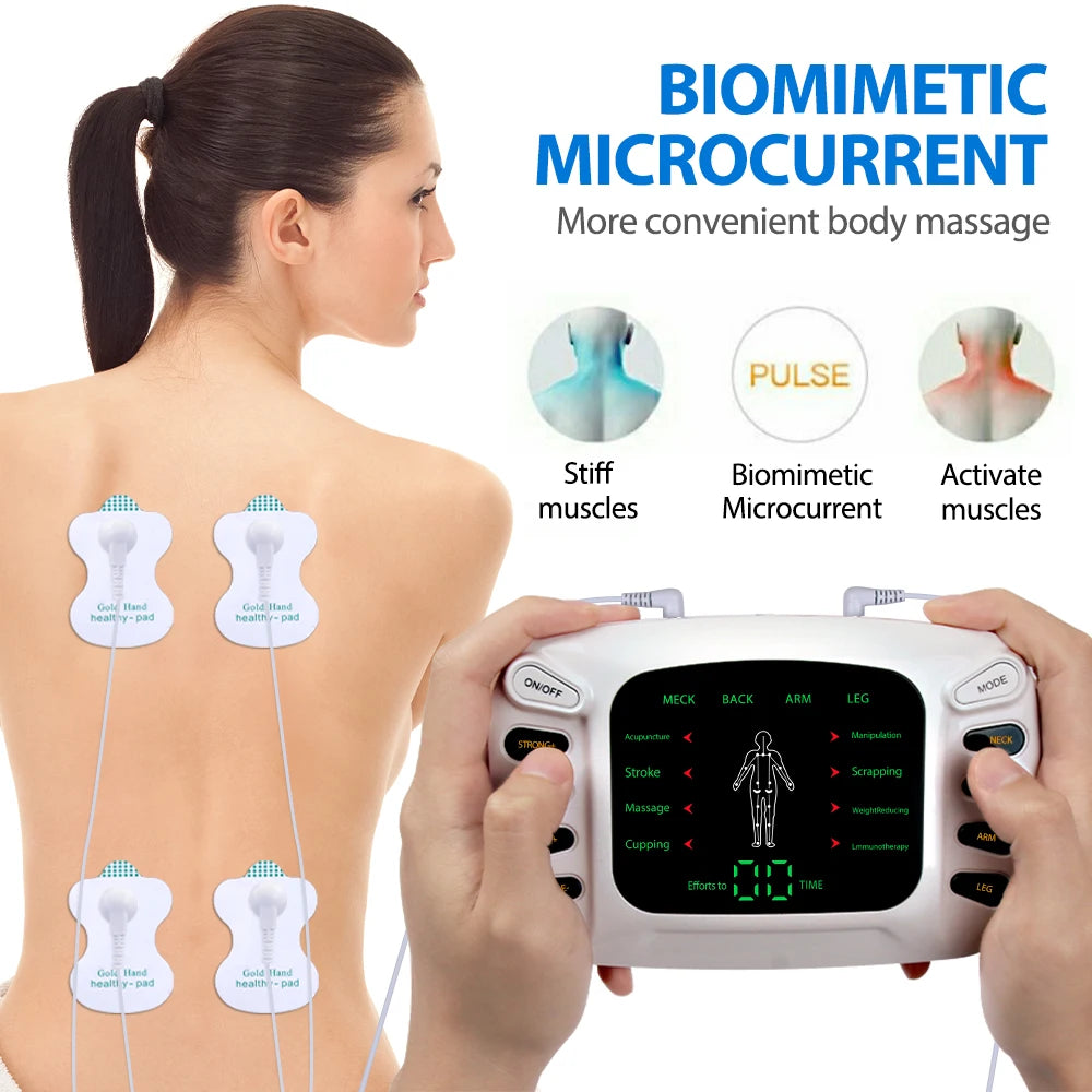 TENS & EMS Electrostimulator – Physiotherapy Pulse Muscle Massager