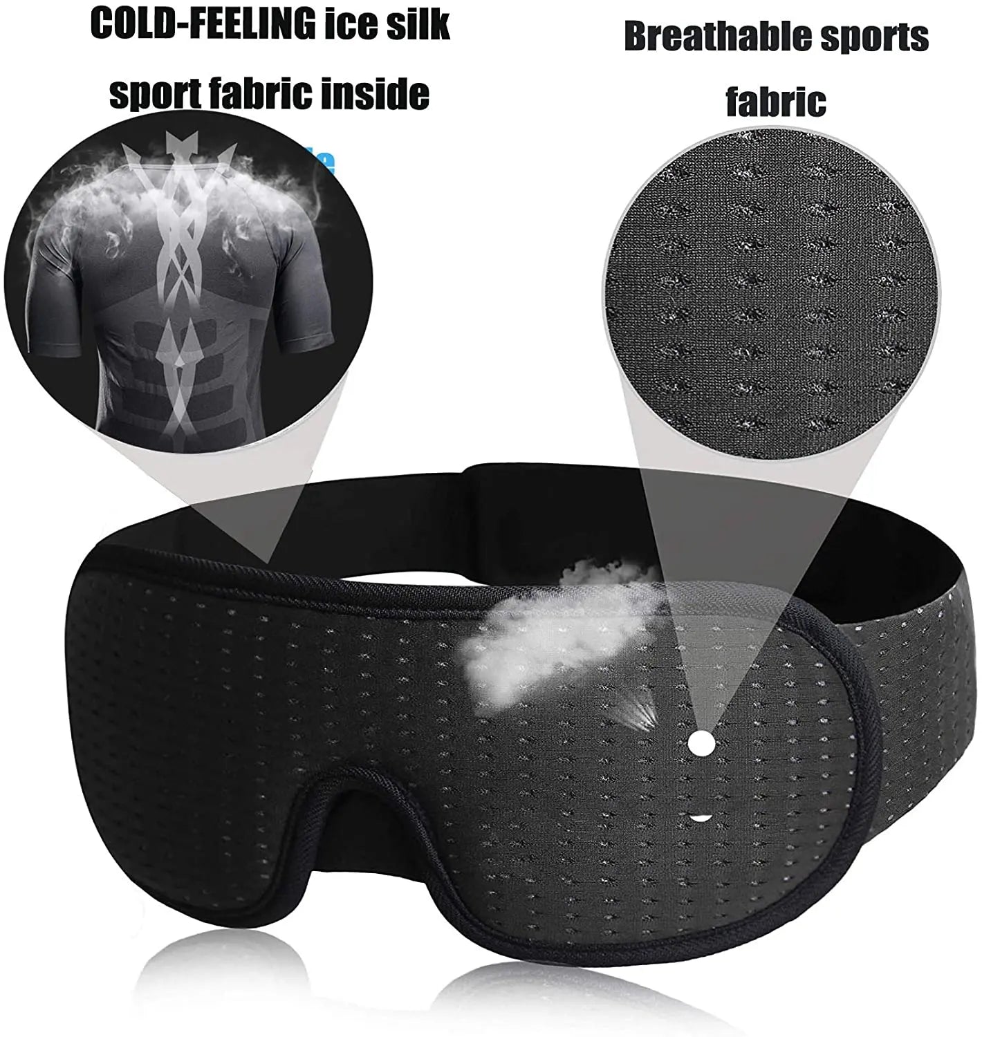 3D Padded Sleep Eye Mask Blindfold