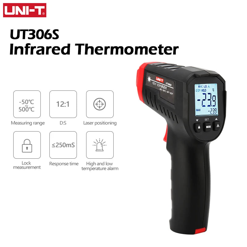UNI-T UT306 Infrared Digital Thermometer