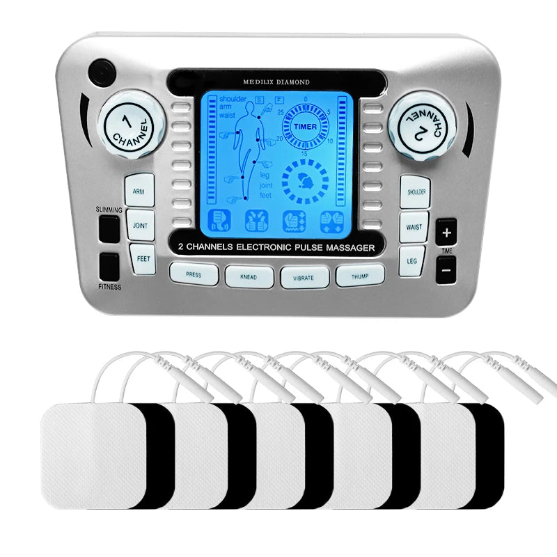 TENS & EMS Pulse Therapy Massager – Physiotherapy Slimming Machine
