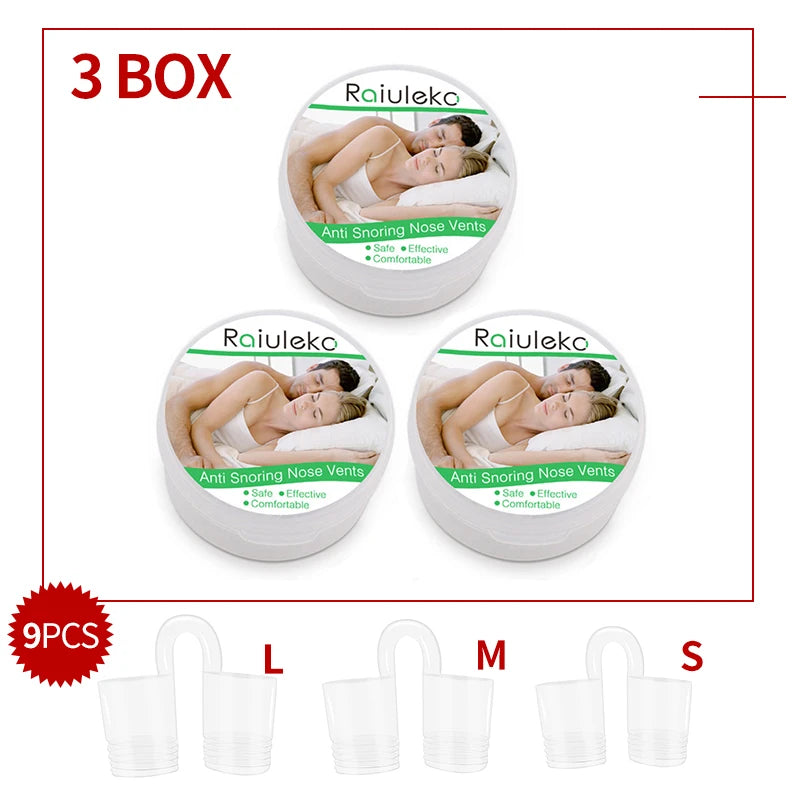 3/4PCS Professional Snore Stopper Nasal Dilators