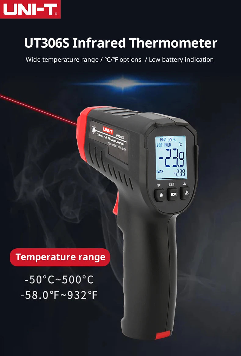 UNI-T UT306 Infrared Digital Thermometer