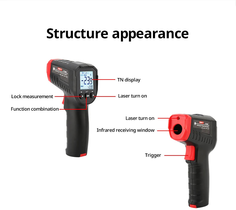 UNI-T UT306 Infrared Digital Thermometer