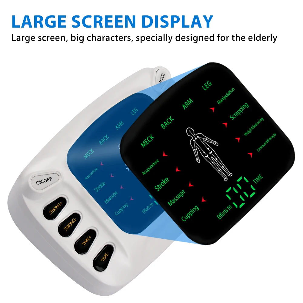 TENS & EMS Electrostimulator – Physiotherapy Pulse Muscle Massager