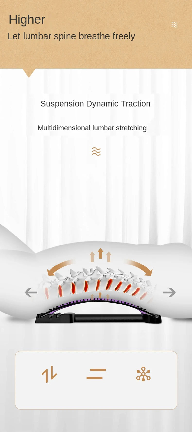 Lumbar Stretching & Spine Correction Device