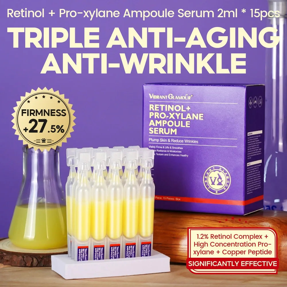 Retinol + Pro-xylane Ampoule Serum – 15pcs