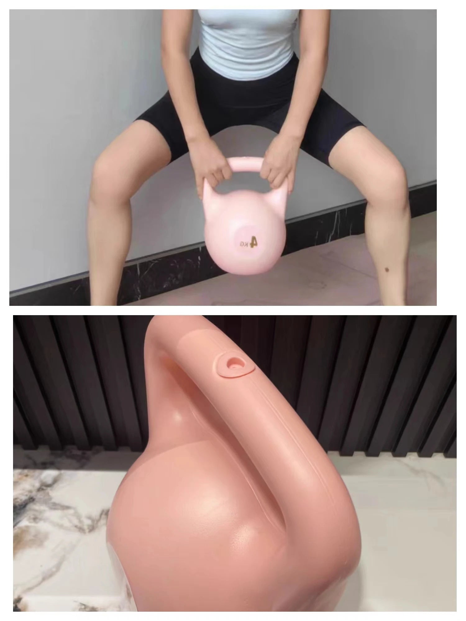 Adjustable Water Kettlebell Dumbbell – 2kg to 8kg Fitness Trainer