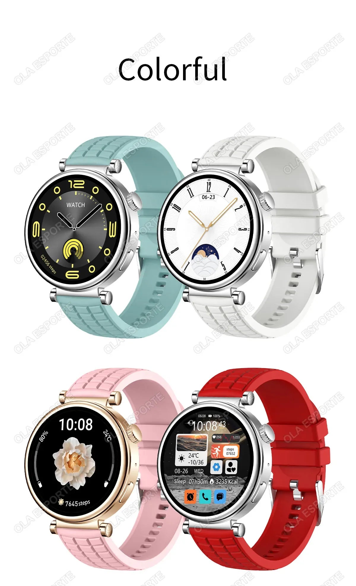 2024 NFC Smartwatch Women 1.27" AMOLED