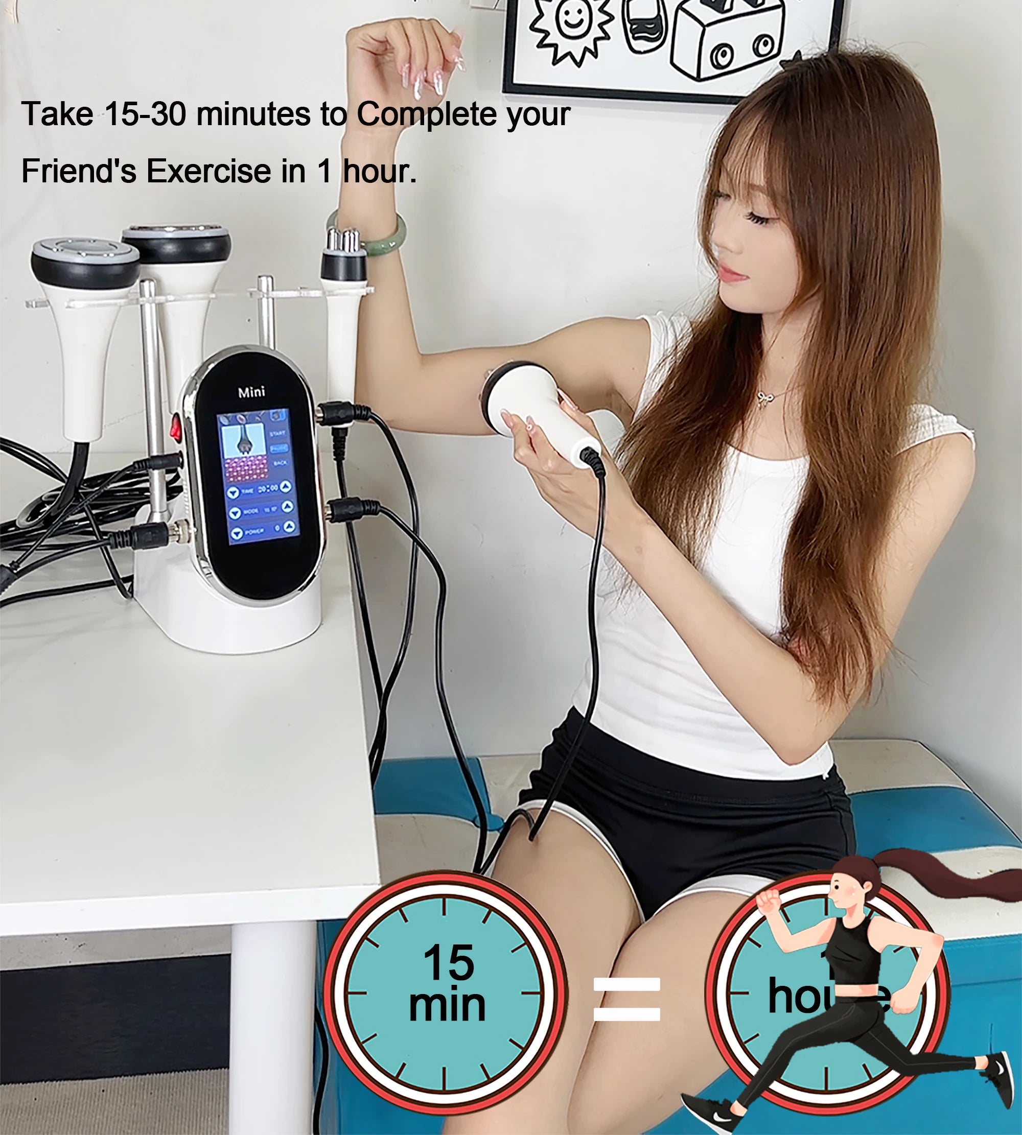 4-in-1 Ultrasonic Cavitation Slimming & Skin Lifting Device