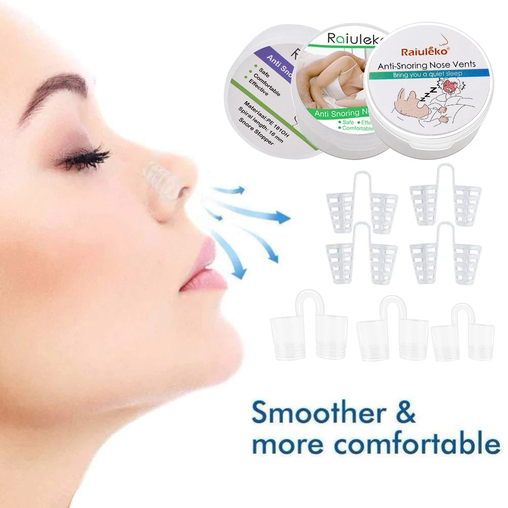 3/4PCS Professional Snore Stopper Nasal Dilators