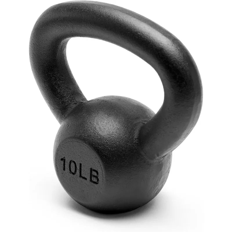 Durable powder-coated solid cast iron kettlebells in multiple weight options (5–45 lbs). Ideal for strength, conditioning, and full-body workouts at home or the gym.