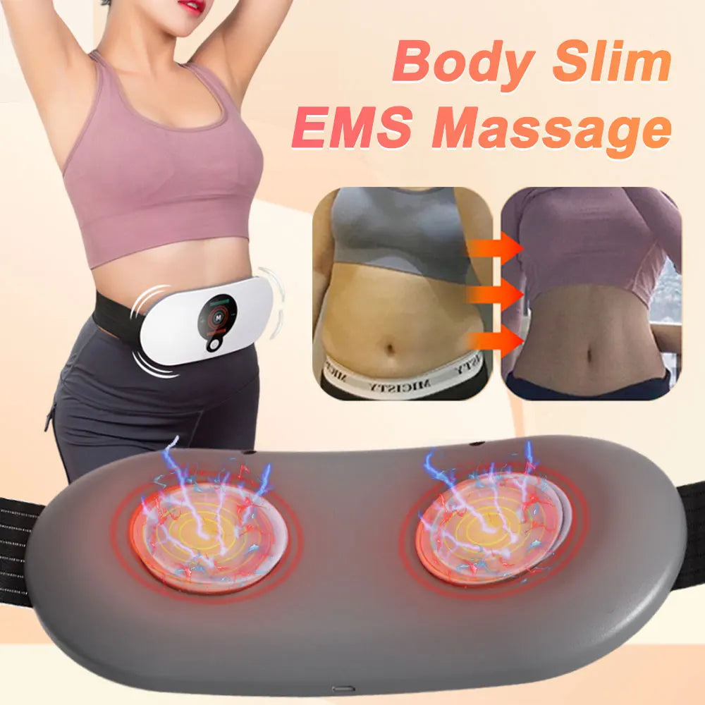EMS Abdominal Slimming Belt – Electric Fat Burner & Muscle Trainer