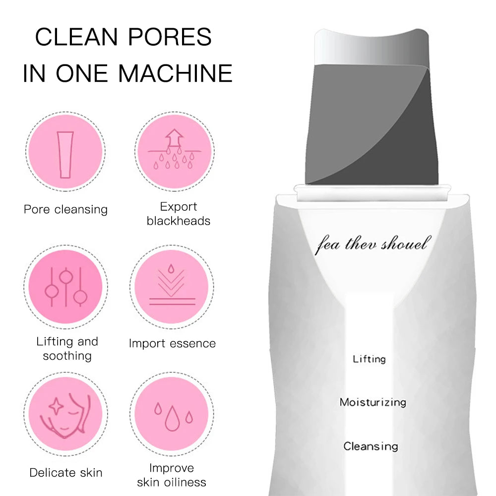 Ultrasonic Skin Scrubber & Deep Pore Cleaner