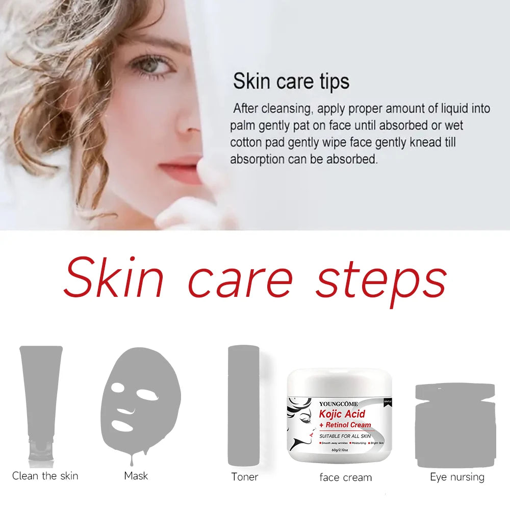 Kojic Acid + Retinol Anti-Aging Face Cream