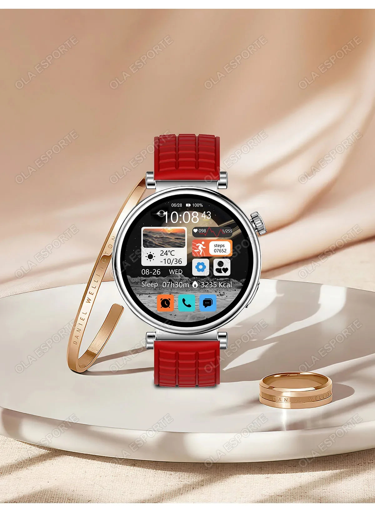2024 NFC Smartwatch Women 1.27" AMOLED