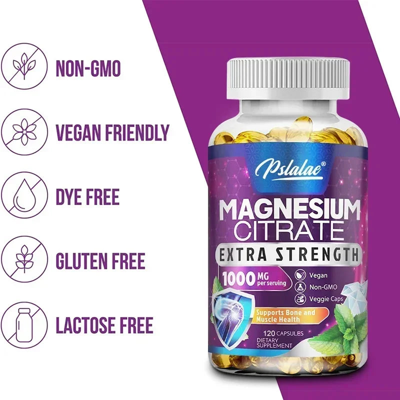 Magnesium Citrate – Muscle, Nerve & Heart Support