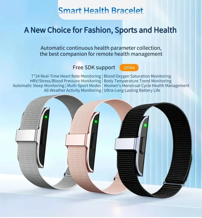 2208A Smart Fitness Bracelet Heart Rate BP