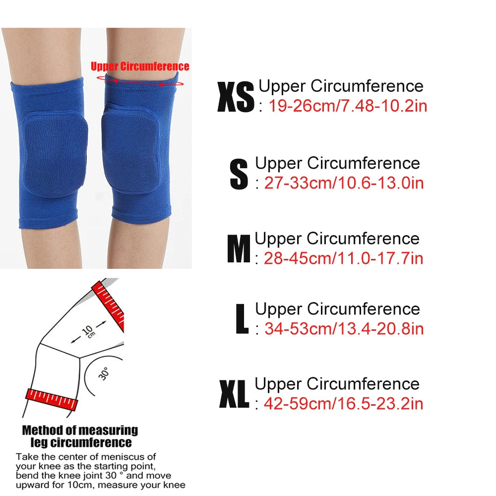 1 Pair Sports Knee Pads – Protective Knee Braces for All Ages