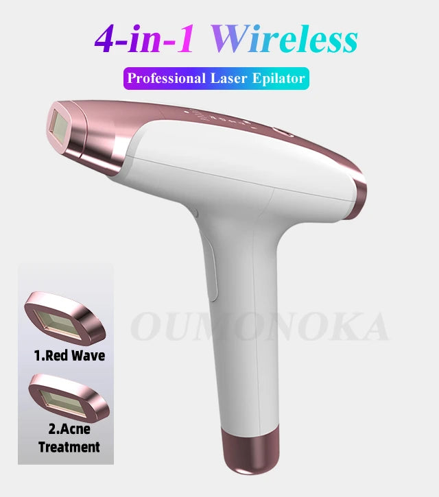 4-in-1 IPL Laser Hair Removal Device