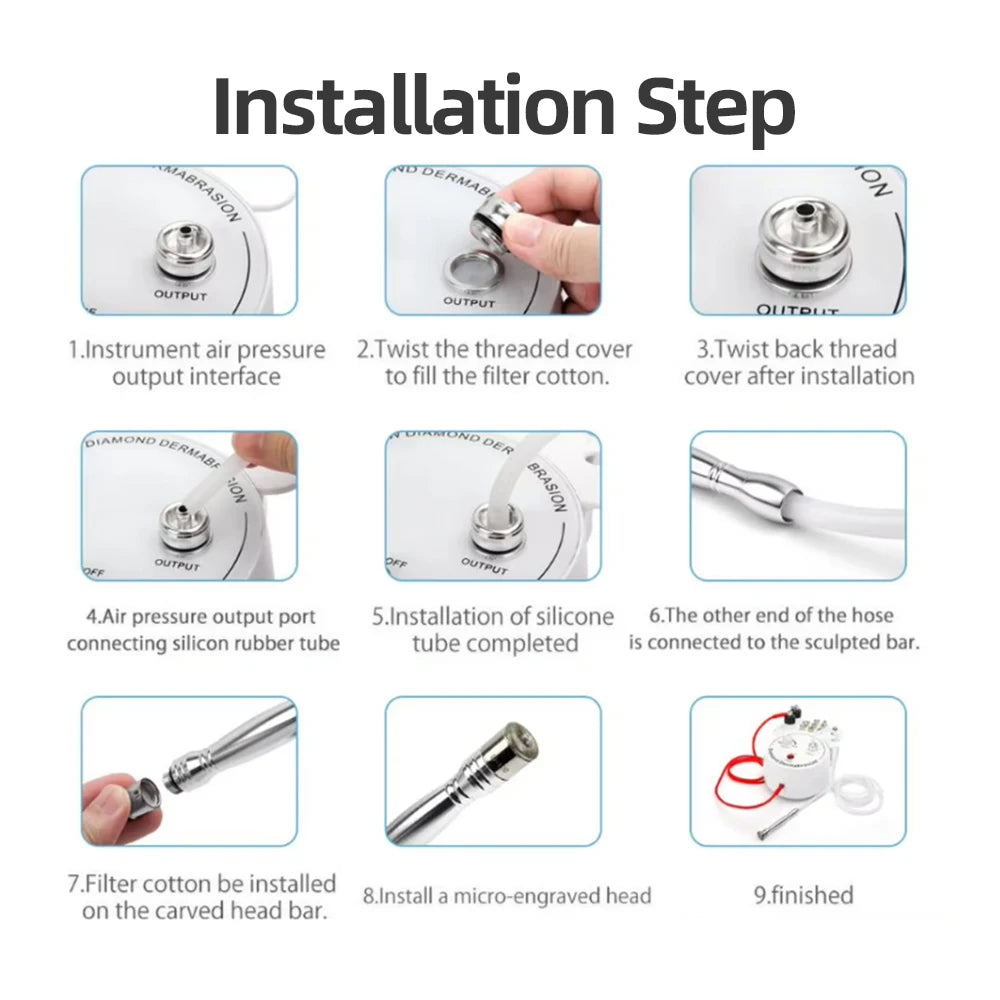 AOKO 3-in-1 Diamond Microdermabrasion & Facial Beauty Machine