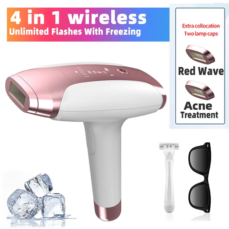 4-in-1 IPL Laser Hair Removal Device