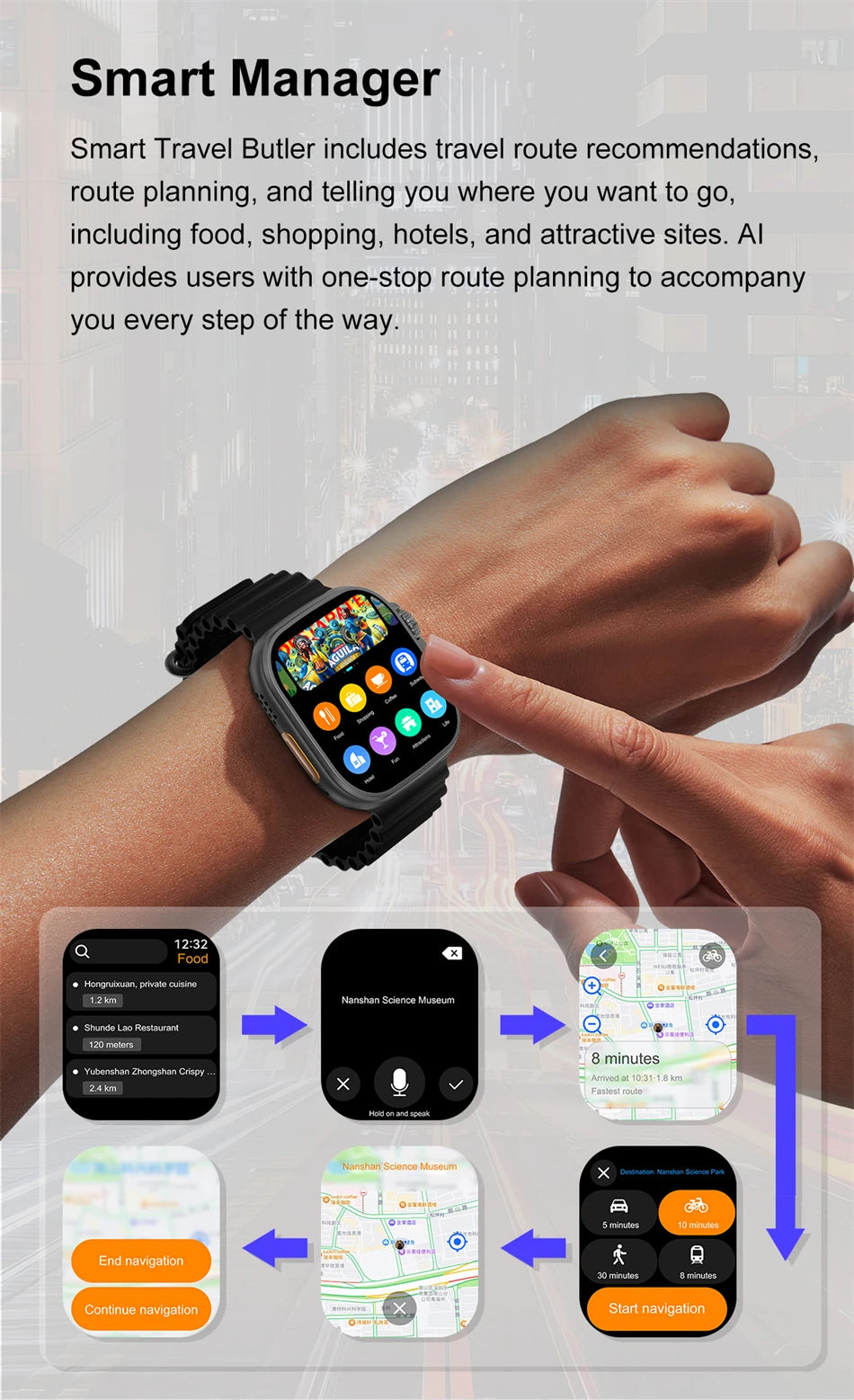 2025 DT Ultra 3 Pro Smartwatch with NFC & 32GB Memory