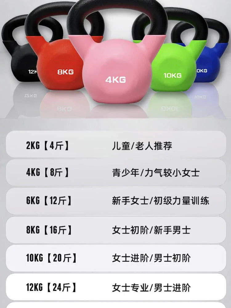 Adjustable Cast Iron Kettlebell – 4/6/8kg