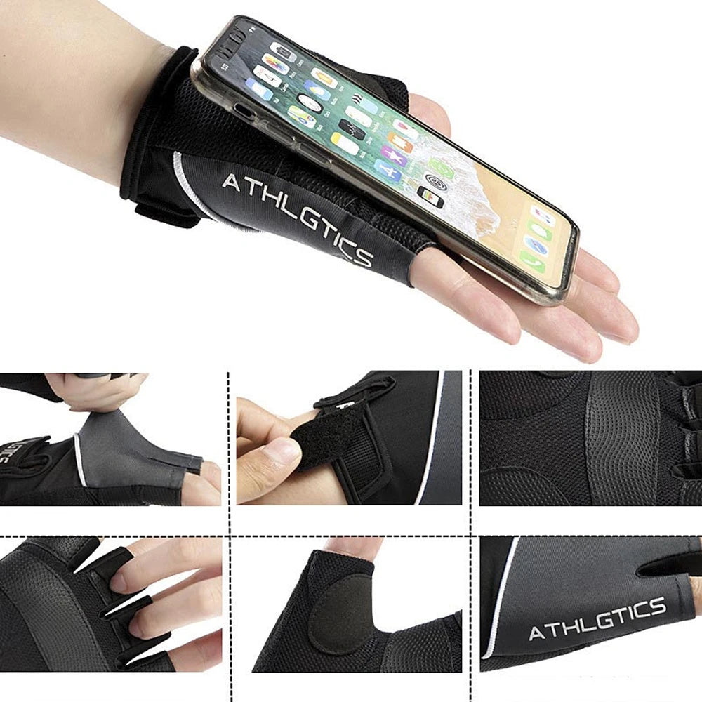 Breathable Fingerless Workout Gloves – Unisex
