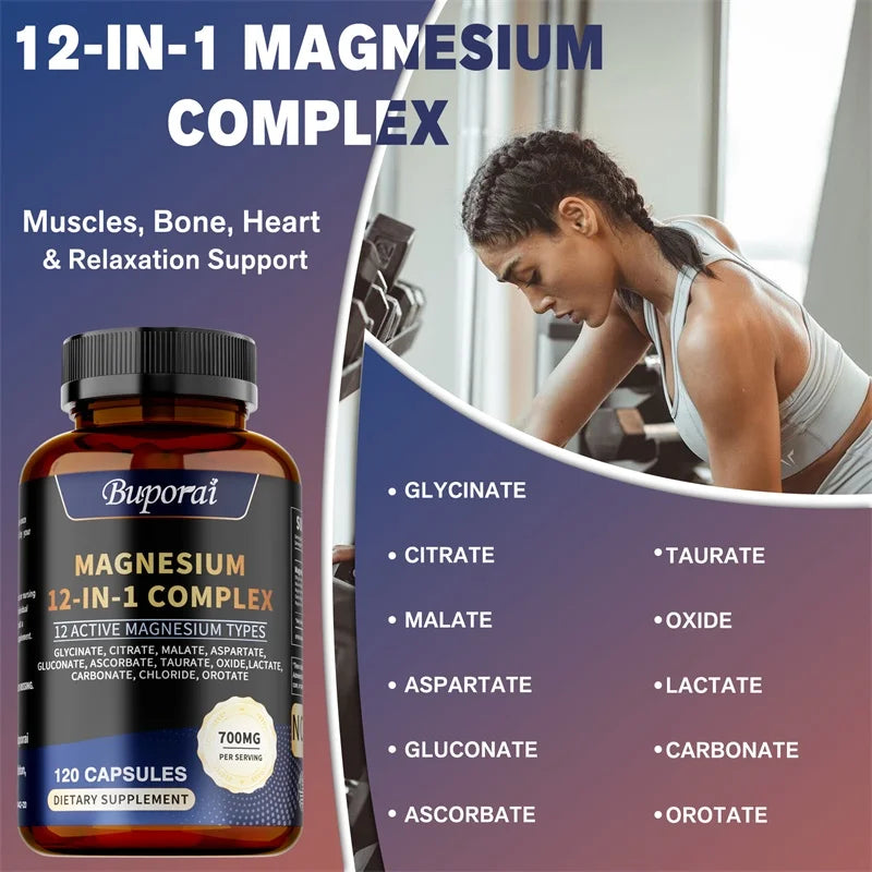 Magnesium Complex – Bone, Heart & Sleep Support