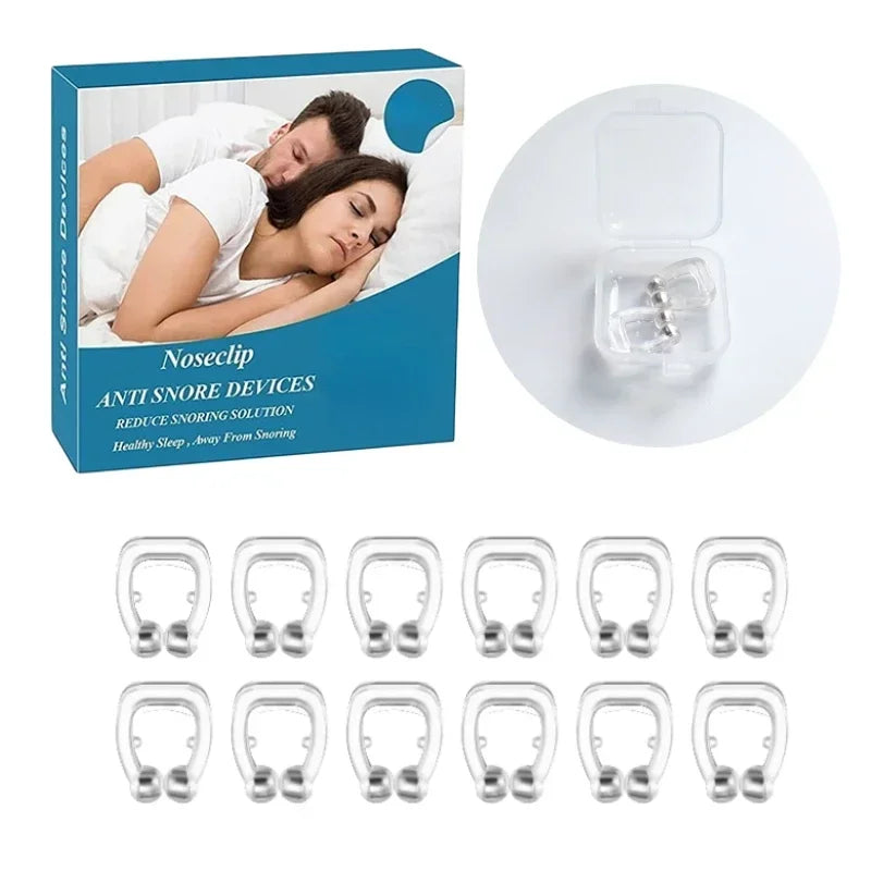 Magnetic Silicone Anti-Snoring Nose Clip