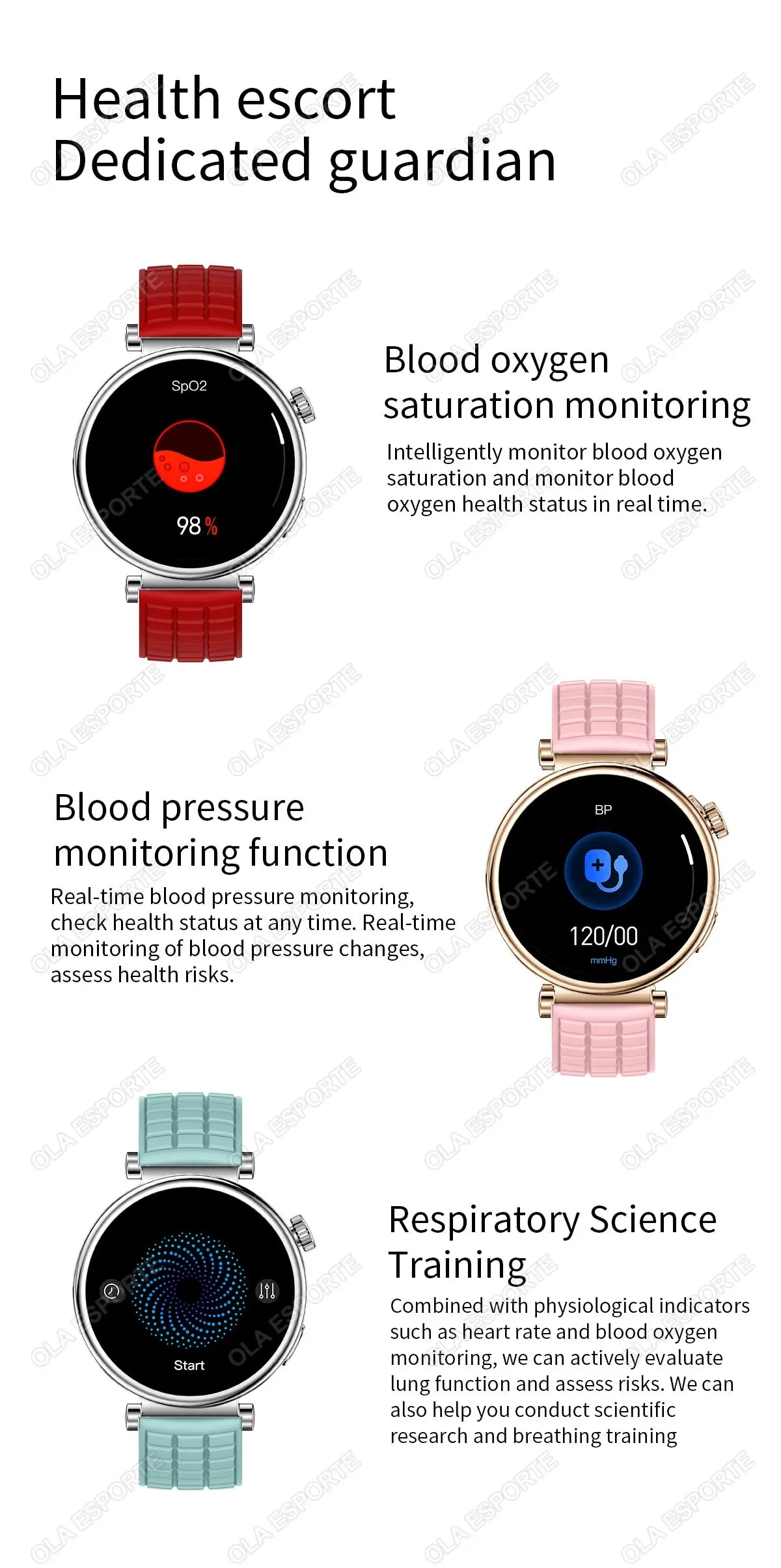 2024 NFC Smartwatch Women 1.27" AMOLED