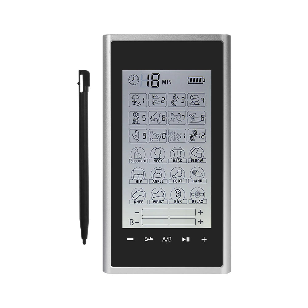 TENS & EMS Muscle Stimulator – 24-Mode Digital Therapy Slimming Machine