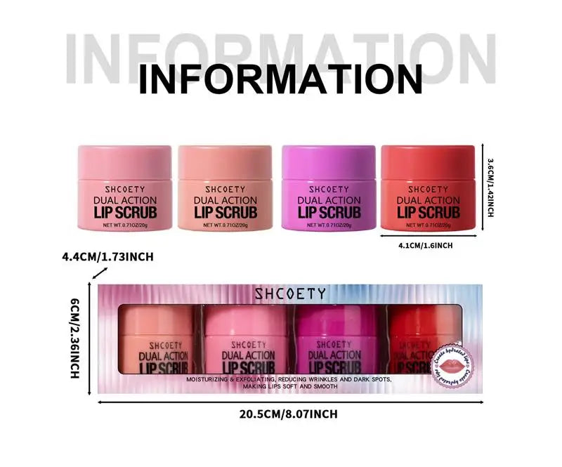 Korean Pink Lip Scrub – Exfoliating & Brightening Lip Care