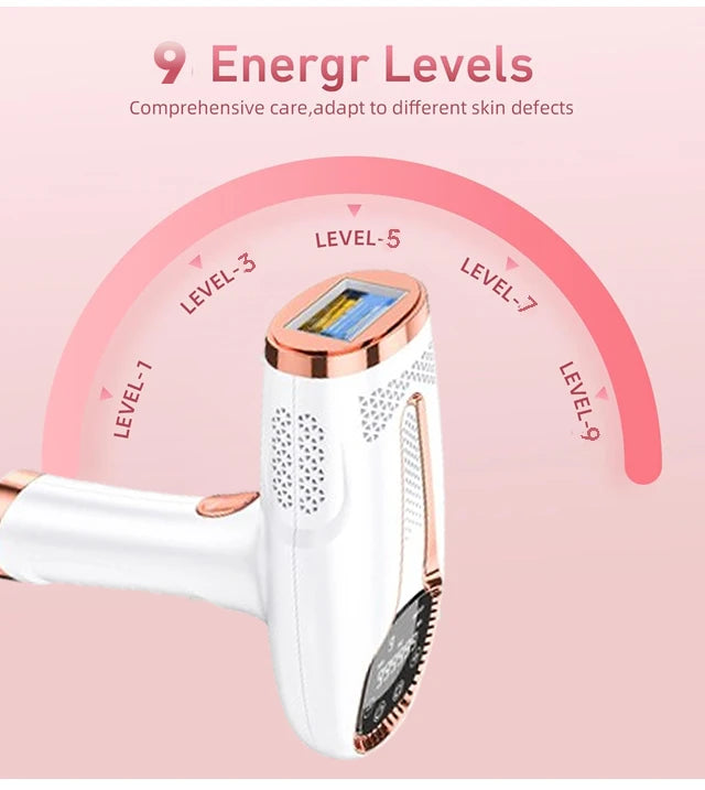 Permanent IPL Laser Hair Removal & Epilator Device