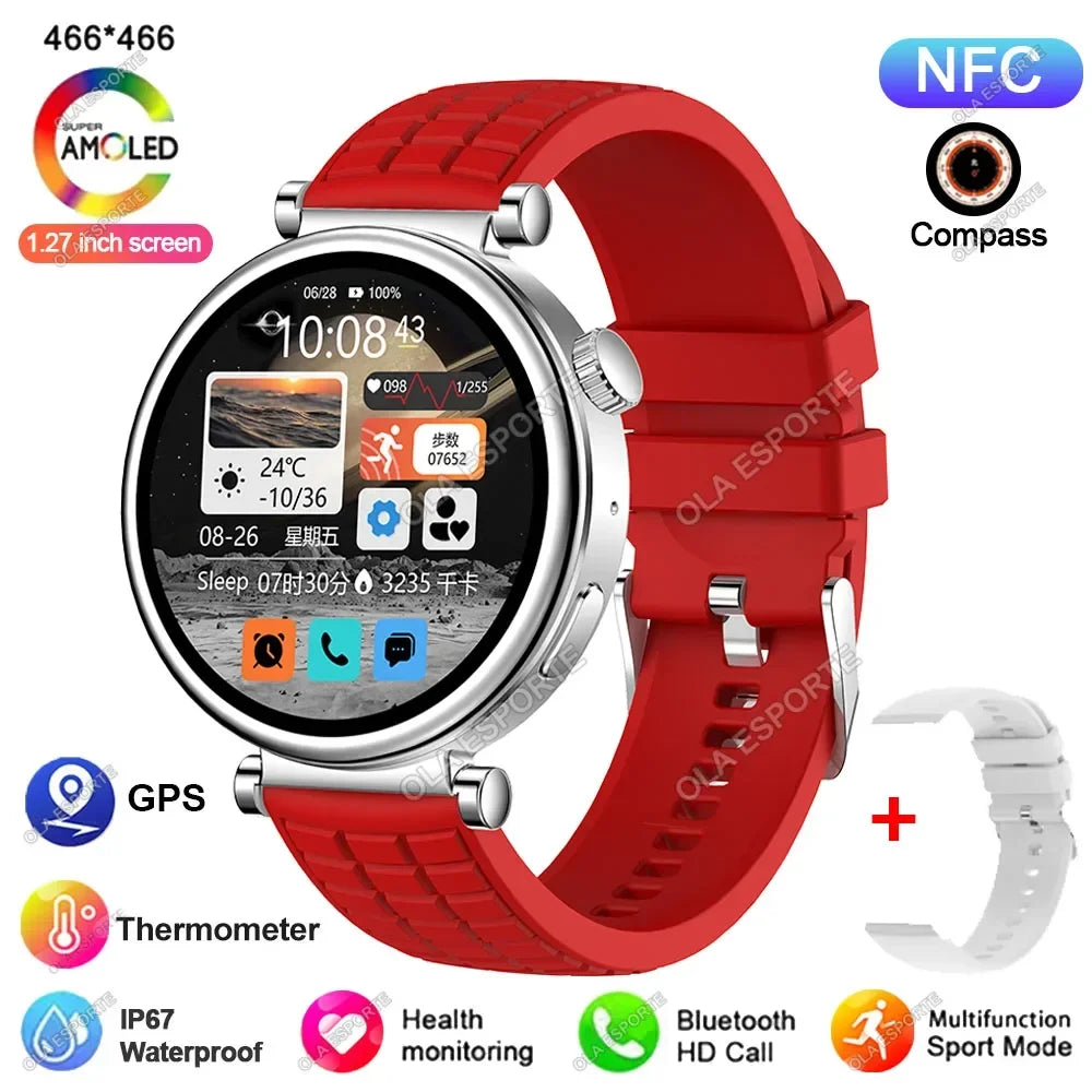 2024 NFC Smartwatch Women 1.27" AMOLED