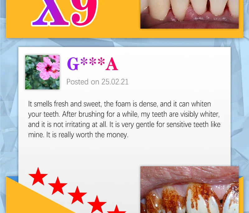 2025 Teeth Whitening & Plaque Cleansing Mineral Powder