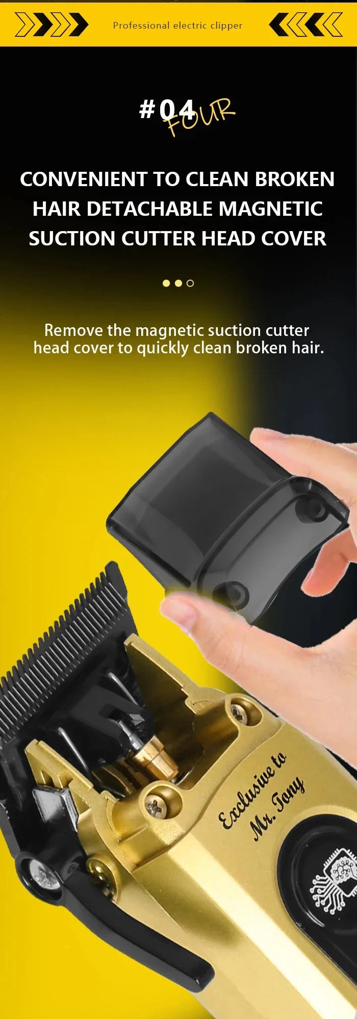 Kemei Pro Brushless Cordless Hair Clipper – 11,500 RPM