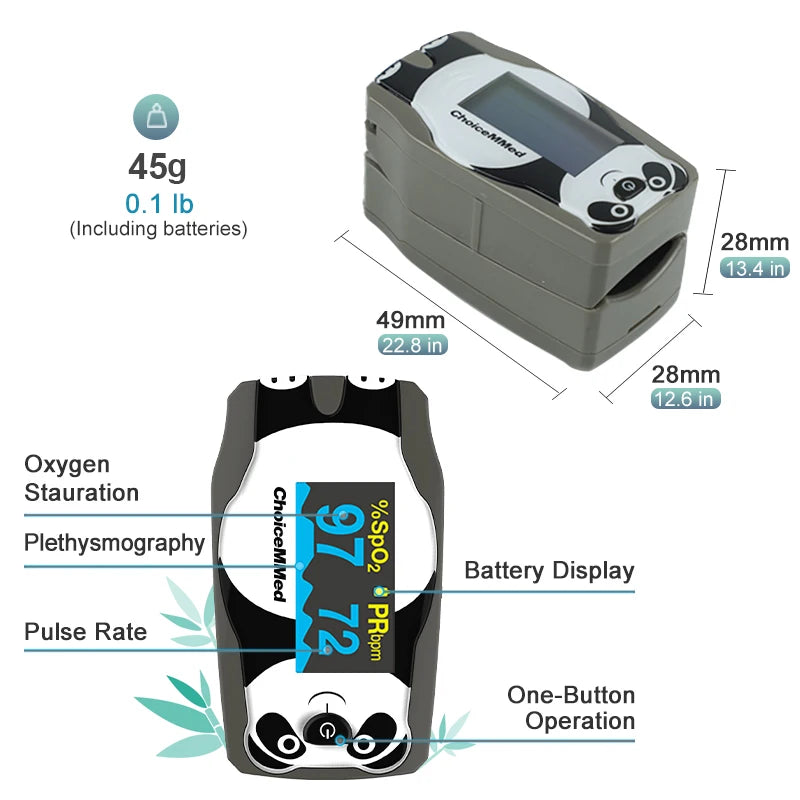 ChoiceMMed Pediatric Finger Pulse Oximeter