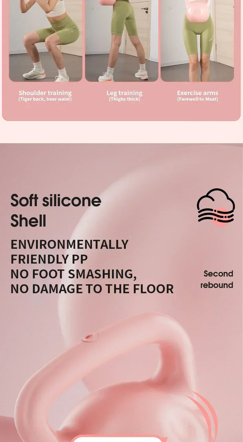 Adjustable Water Kettlebell Dumbbell – 2kg to 8kg Fitness Trainer