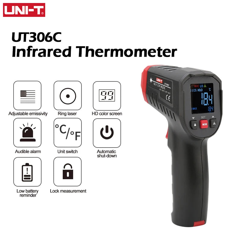 UNI-T UT306 Infrared Digital Thermometer