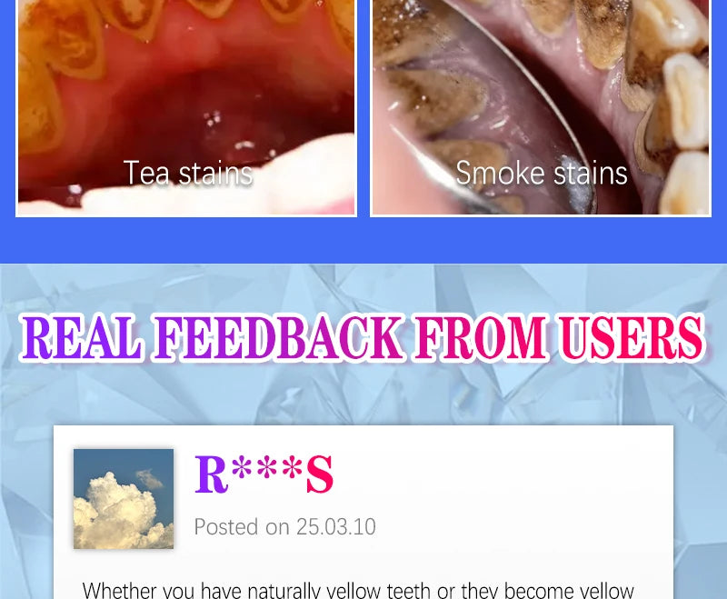 2025 Teeth Whitening & Plaque Cleansing Mineral Powder