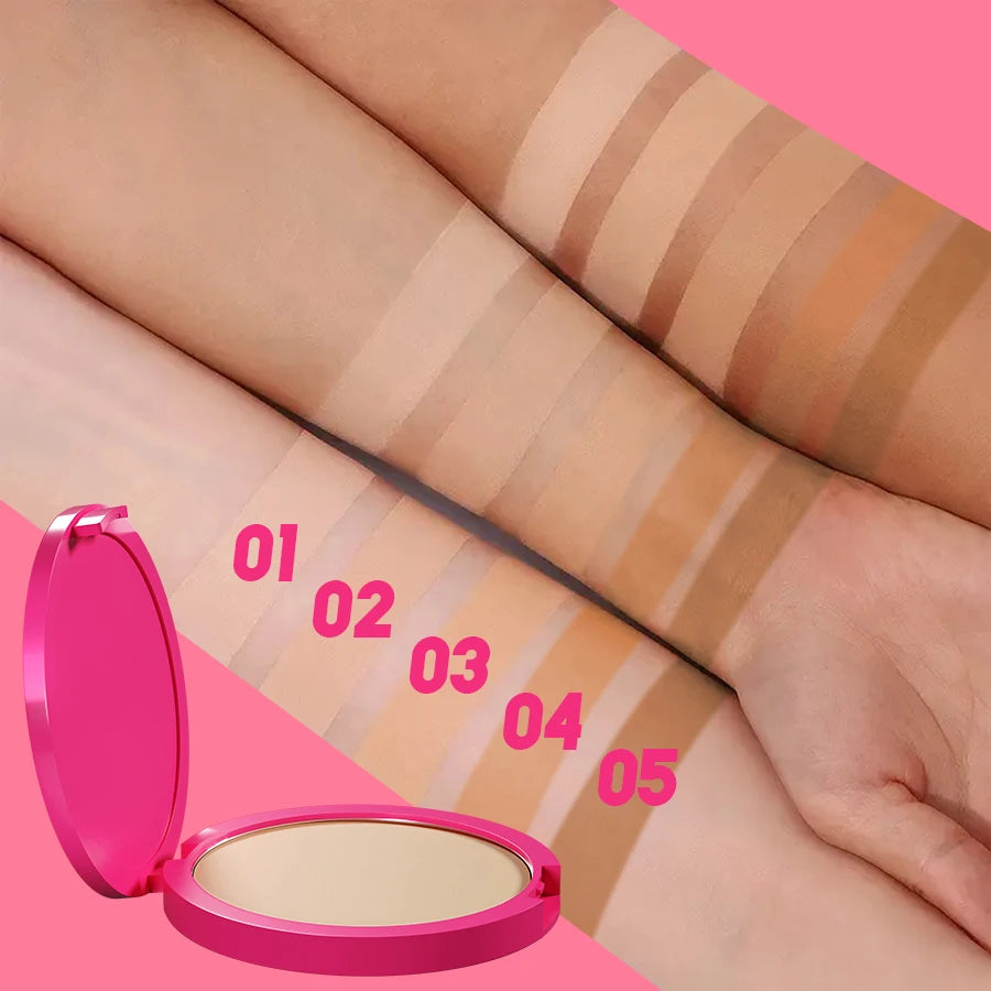Matte Pressed Powder Foundation & Concealer
