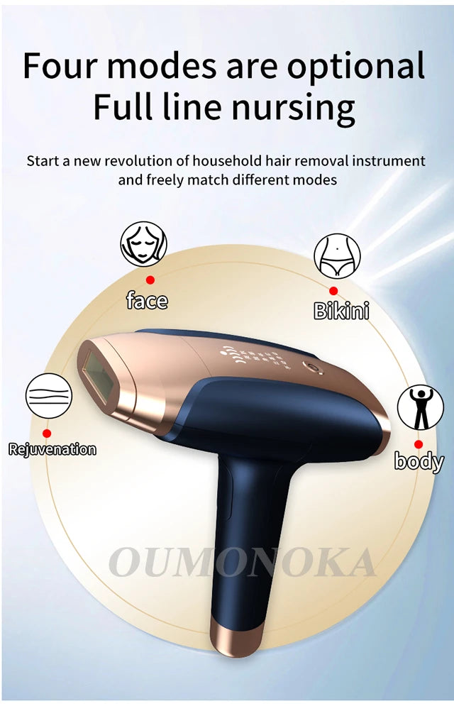 4-in-1 IPL Laser Hair Removal Device