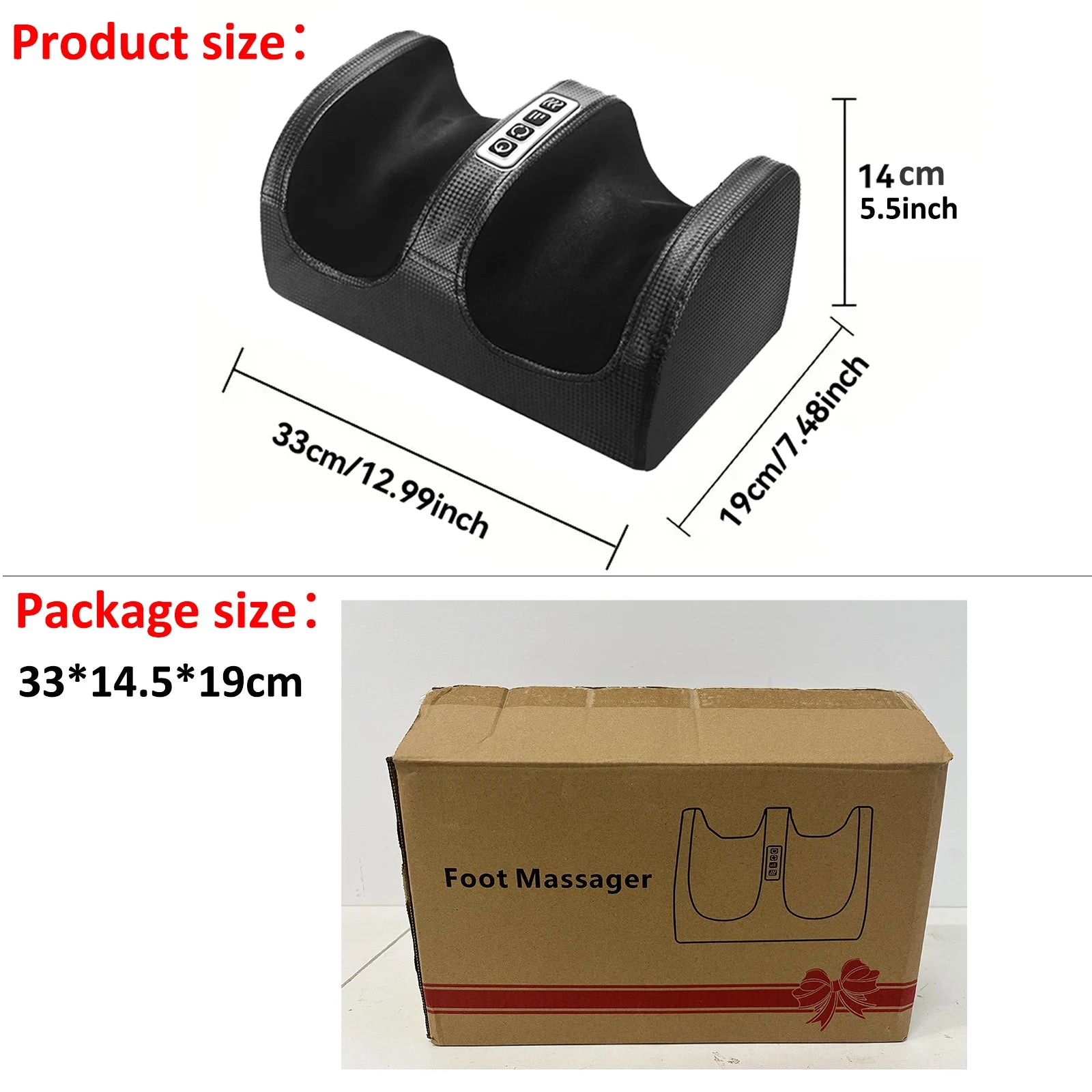 Electric Shiatsu Foot & Calf Massager – Heated Deep Tissue Relief Machine