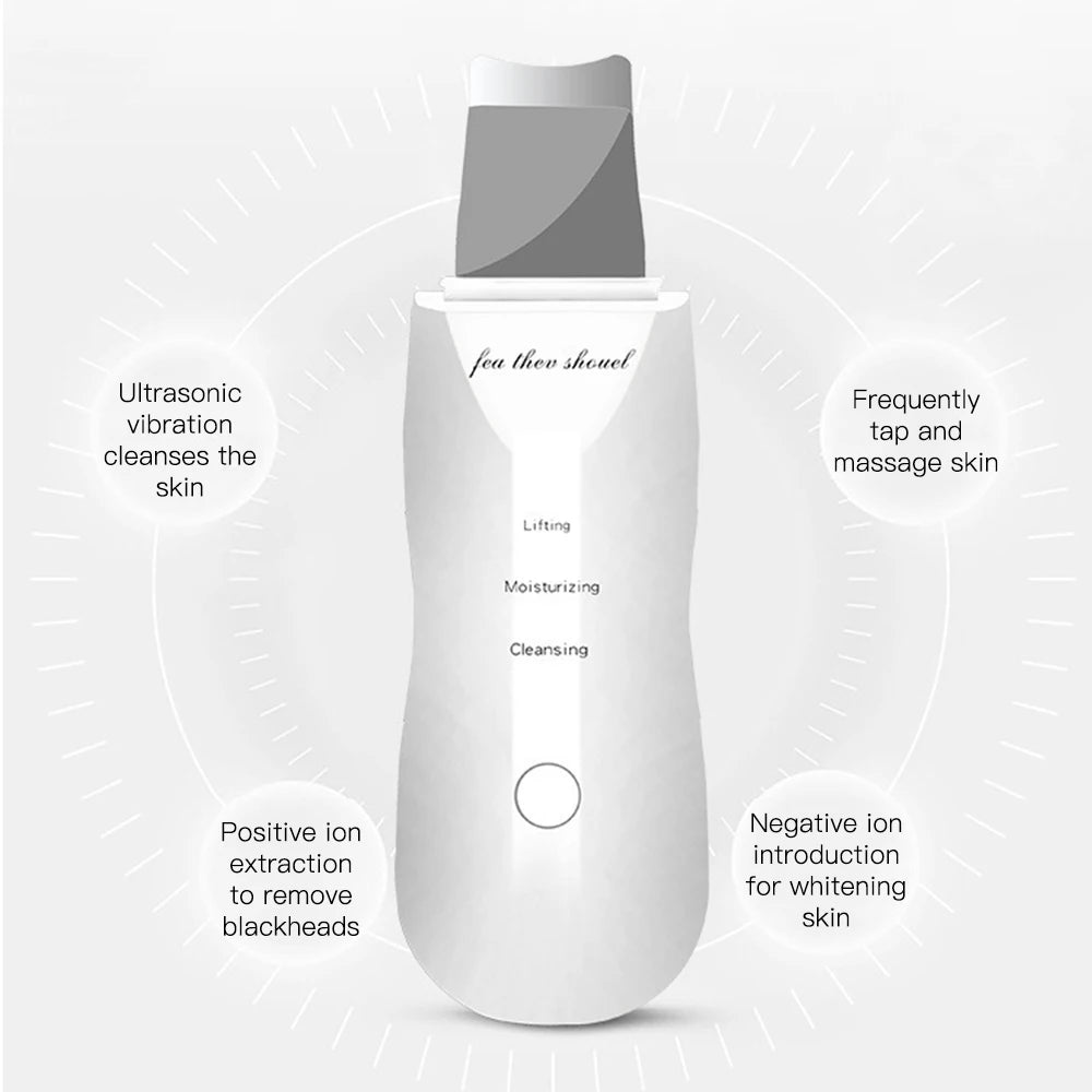 Ultrasonic Skin Scrubber & Deep Pore Cleaner