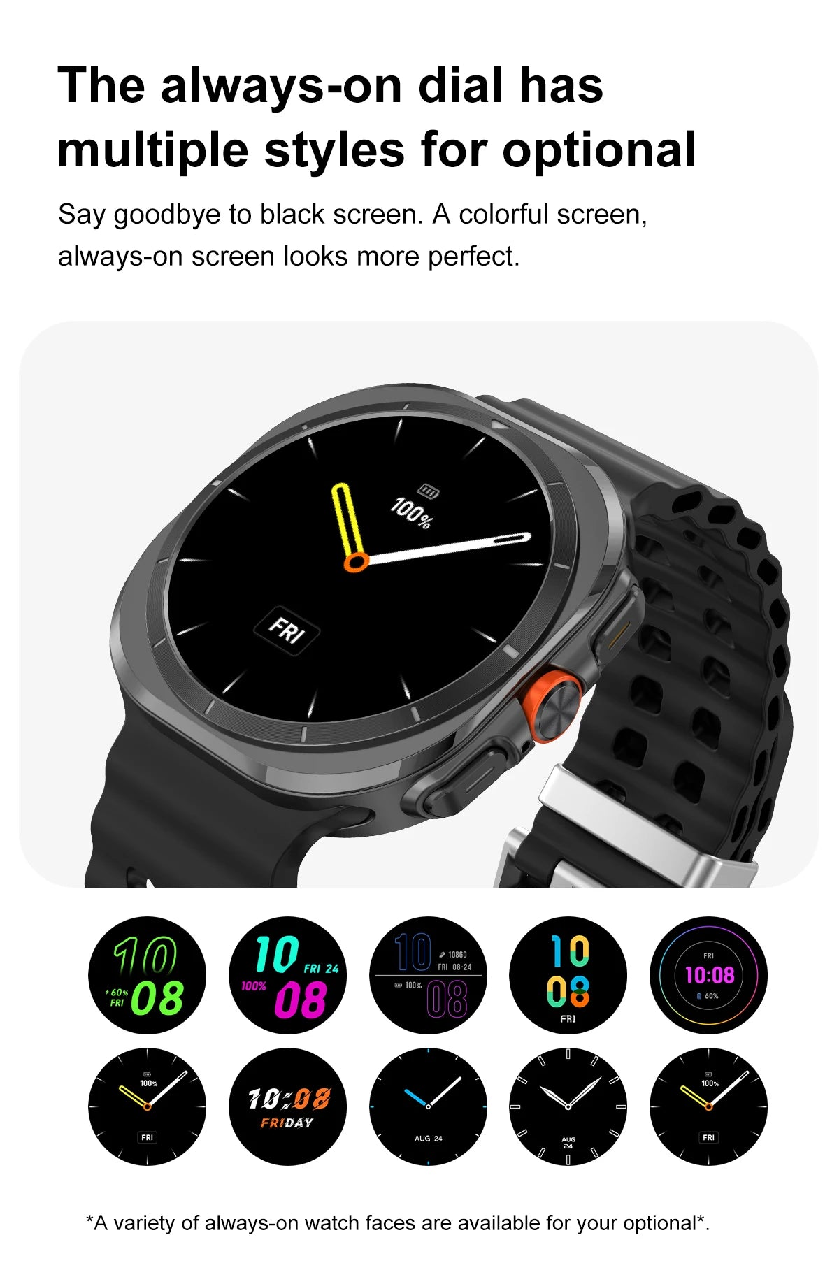 2025 Watch 7 Ultra Smartwatch with GPS & 32GB Memory