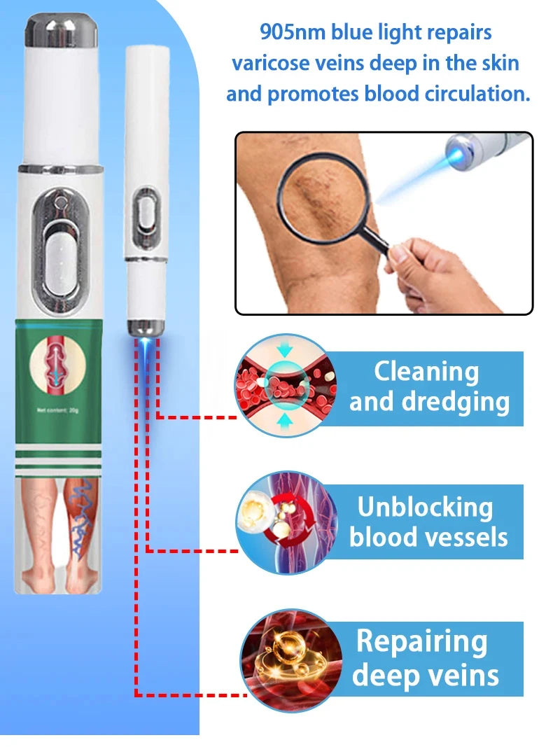 Laser Vein Pen – Varicose Vein & Spider Vein Removal Device