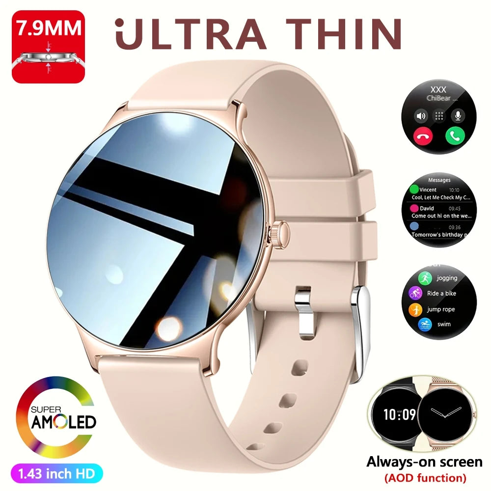 Ultra Slim AMOLED Women’s Smartwatch with BT Calling