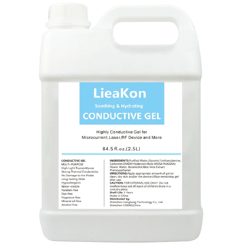 2.5L RF & Cavitation Clear Contact Gel – Face & Body Care